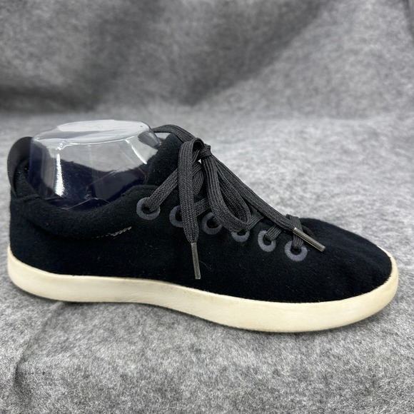 Allbirds Piper Sneakers Merino Wool Black Womens Size 8 Classic Casual Travel VN - Picture 6 of 16